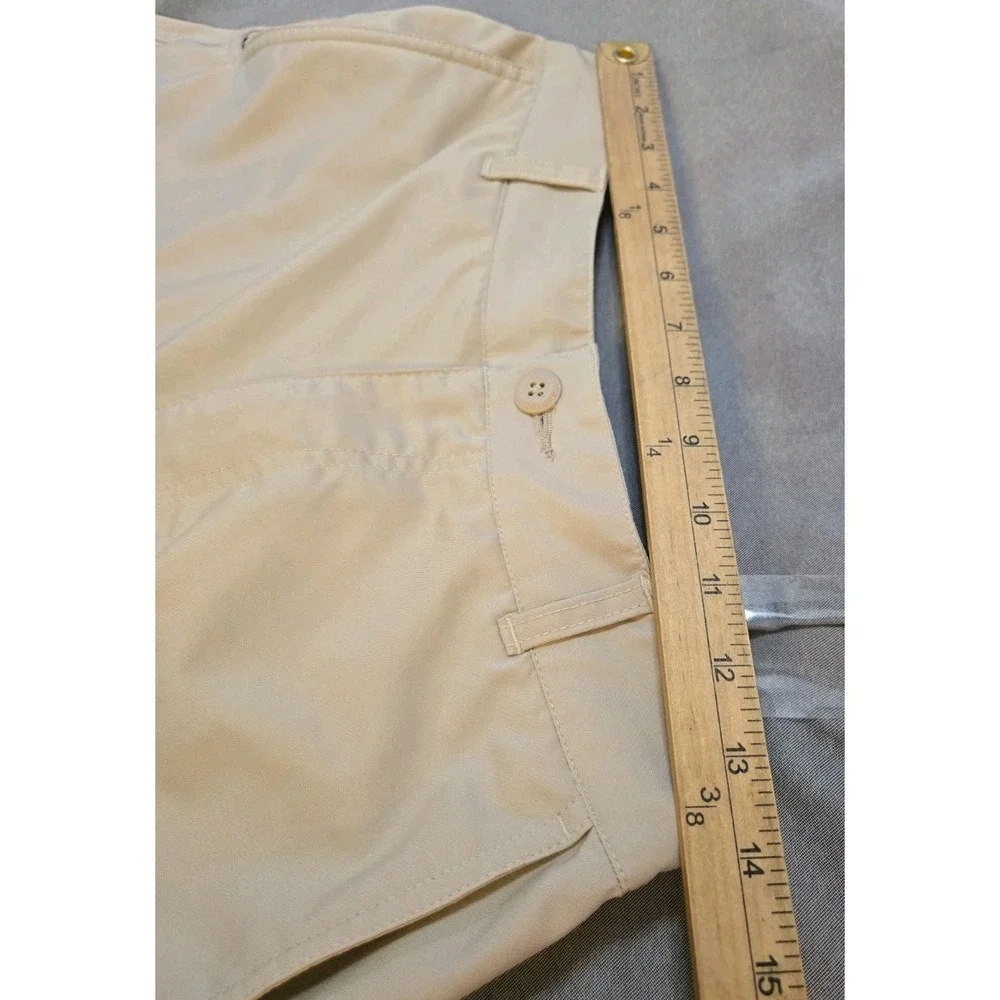 Columbia Mens Hiking Shorts 32x8 Tan Cargo‎ Pockets Outdoor Travel Camping Gorp